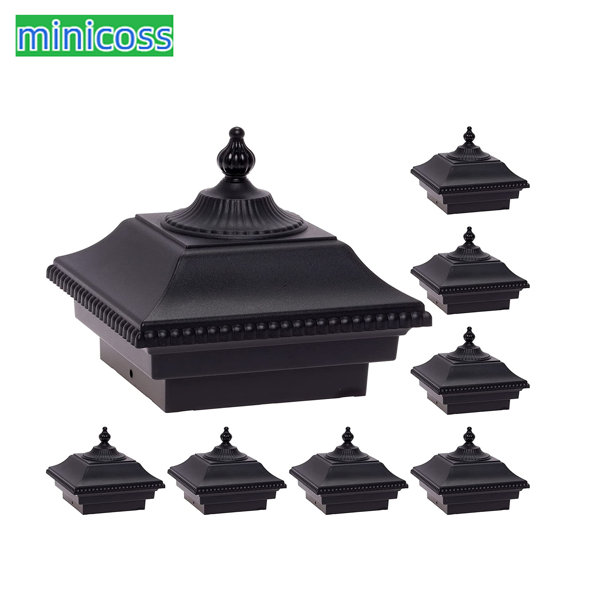 MINICOSS Victorian Post Caps Outdoor Fence And Deck Post Covers Fit